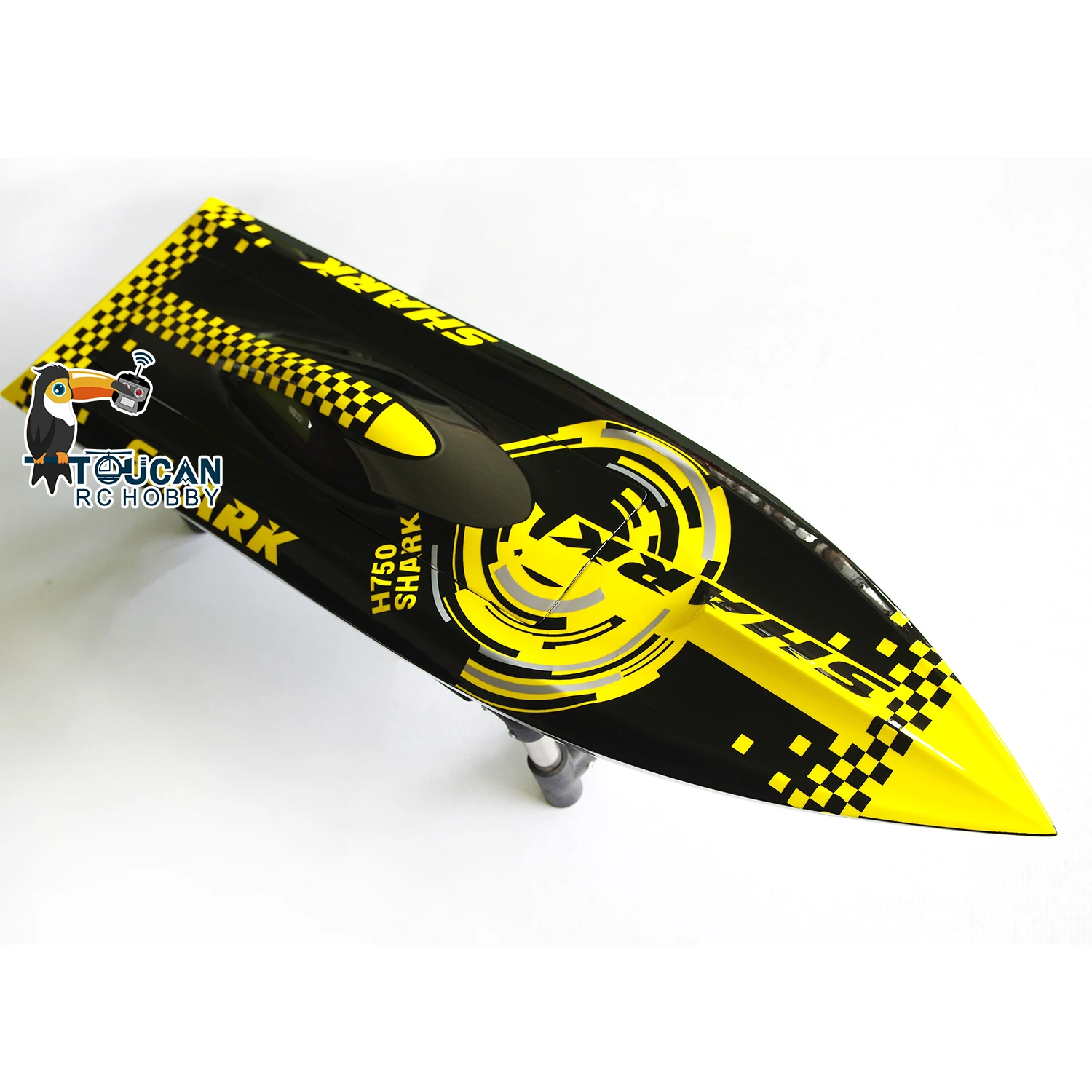 

Wireless Electric Ship H750 Fiber Glass Waterproof 70km/h Speed Racing RC Boats Model Hobby Gift TH20737-SMT7