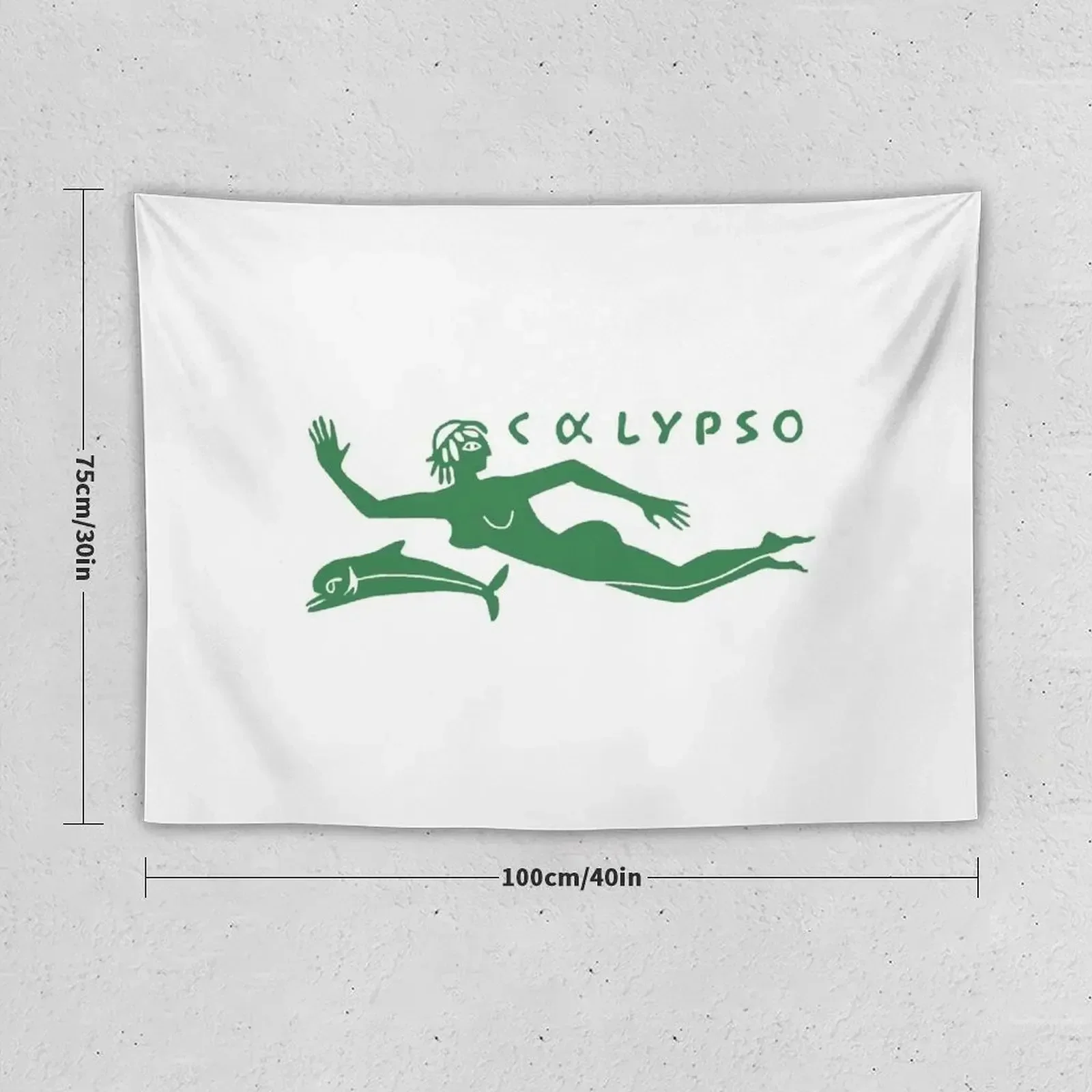 RV Calypso, Jacques Yves Cousteau Tapestry Wall Hanging Wall Decoration Aesthetic Home Decorations Tapestry