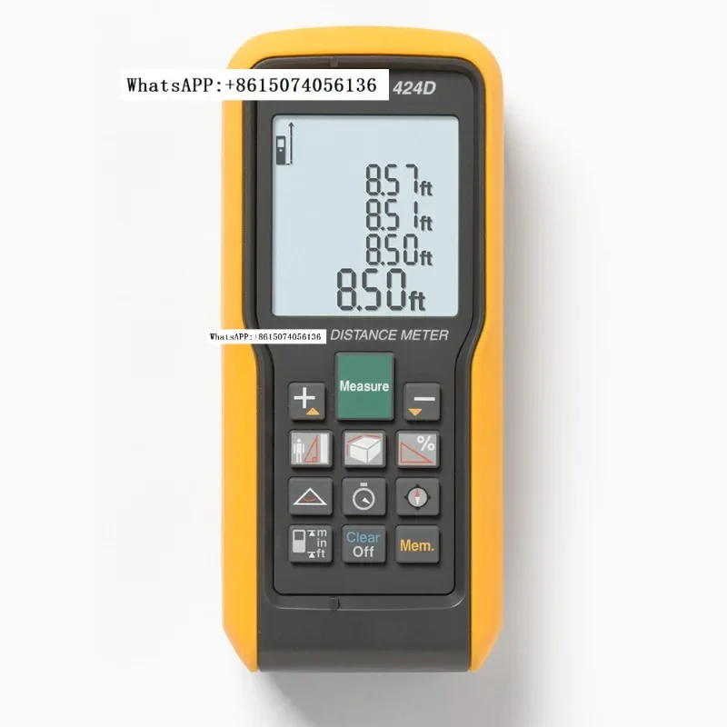 The measuring ranges of the 414D/F417D/F424D rangefinder are 40 meters/100 meters, respectively