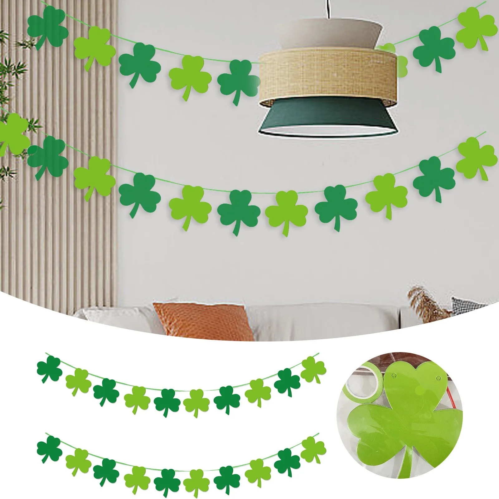 

St Patrick's Day Decorations! Day Decorations Banners Garlands Hanging Swirls Irish Decor For 3rd Birthday Balloons Non Helium