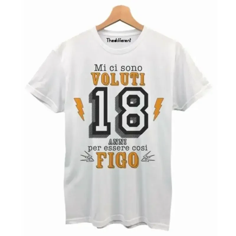 Phrase Birthday T Shirt 18 Eighteen Age For Be Cosi Figo Idea