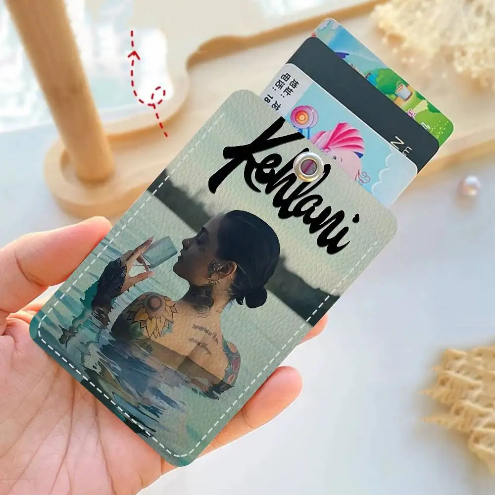 K-Kehlani Singer Badge Holder Keychain For Bank Business Work Card Holder Student Card Protective Case Bus Card
