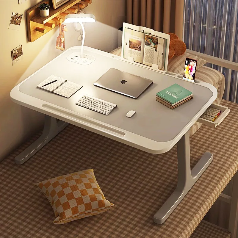 Foldable Height Adjustable Bed Desk Dorm Room Study Laptop Table Window Sill Desk Bed Table Desk Computer Desk Furniture