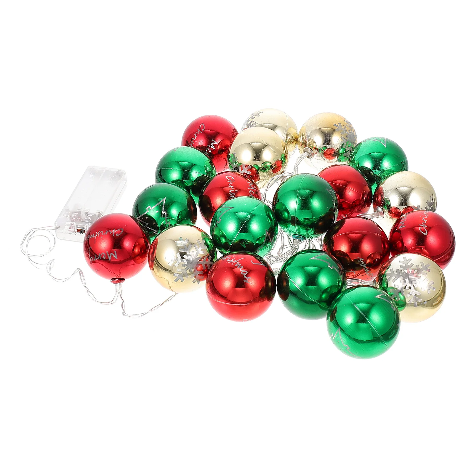 1 قطعة عيد الميلاد الكرة سلسلة مصباح ملون الإبداعية مهرجان مصباح ديكور عيد الميلاد ضوء حلية معلقة إضاءة الحفلات #2