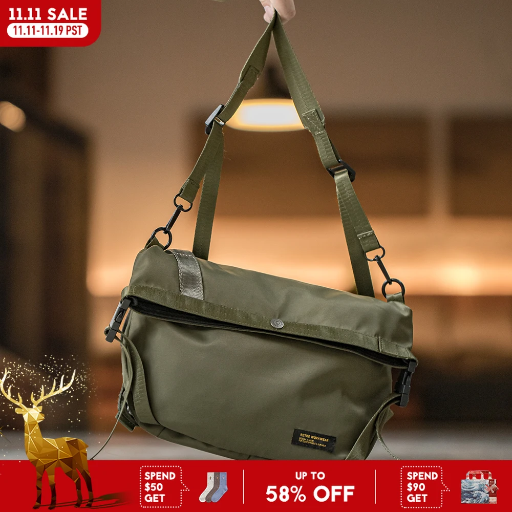 

Сумка-мессенджер Maden Мужская многофункциональная, Стильная вместительная сумочка кросс-боди для велоспорта, повседневный саквояж на плечо