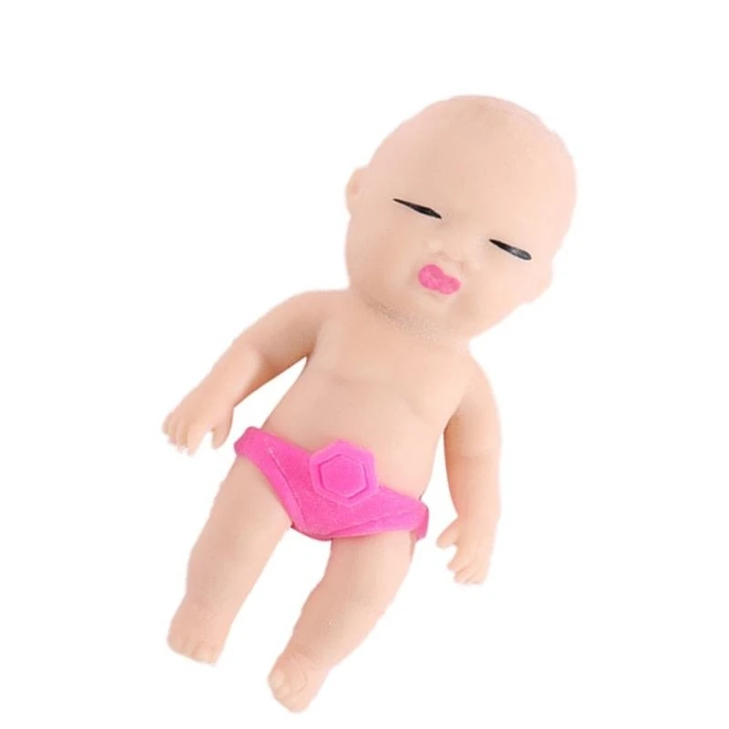 Squeeze Fidgets Baby Doll Toy TPR TPR aún strando estrés suave Party Favor Presión Presión Oficina juguete Toy juguete