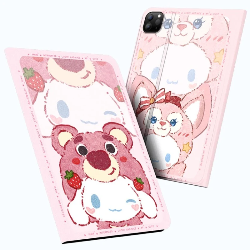 

Чехол MINISO Cinnamoroll для iPad Funda ipad 9/10/11 A16 11 дюймов, чехол для планшета Funda Ipad Air 3 4 5 M2 M3 Pro4 5 6 M4, защитный чехол