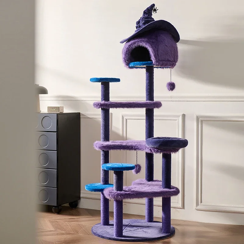 

Troublemaker Halloween indoor stairs climbing frame integrated household small apartment does not occupy a cat tree cat nest
