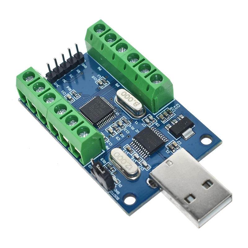 Interfaccia USB 10 canali 12Bit AD campionamento acquisizione dati STM32 comunicazione UART modulo ADC muslimb