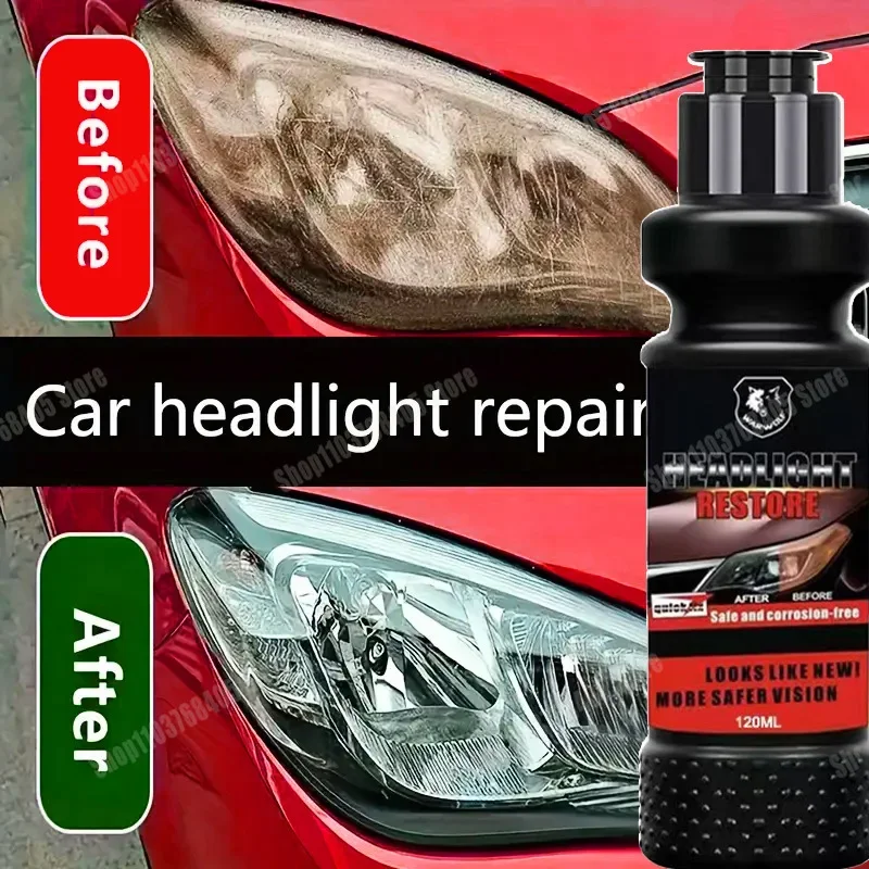 Car Headlight restoration Polishing Repair Fluid lamp Coating polisher Wax Agent cleaner for  restoration Remove Oxidation - Image 6