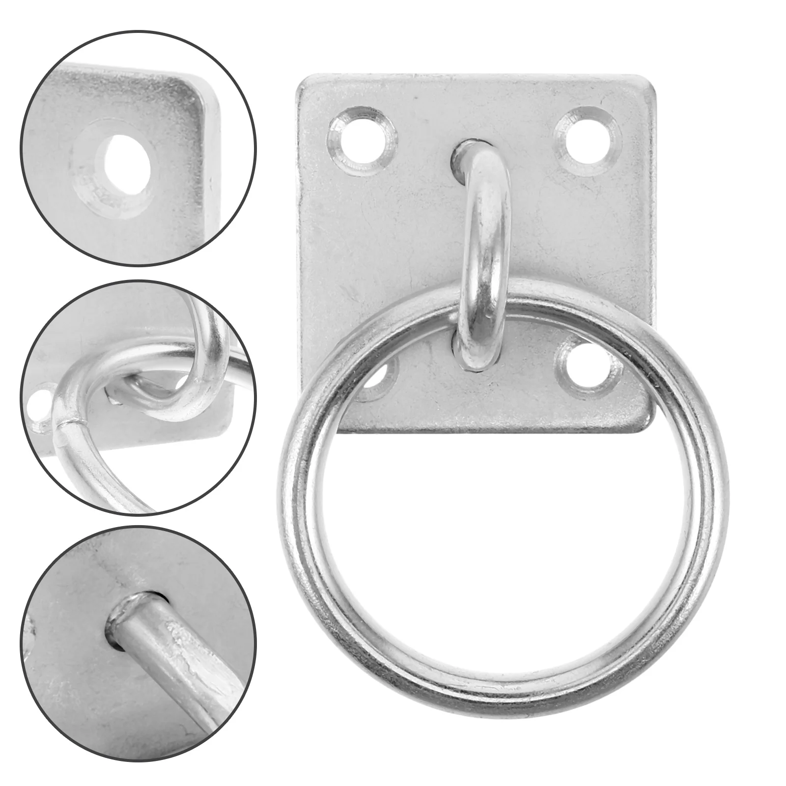 ربطة عنق متقاطعة شديدة التحمل لملحقات مقطورة الحصان حلقة باب ثابتة قابلة للتعديل مشبك حامل دلو مضاد للانزلاق