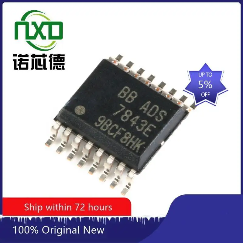 10PCS/LOT ADS7843E SSOP16 new and original integrated circuit  IC chip component electronics professional BOM matching