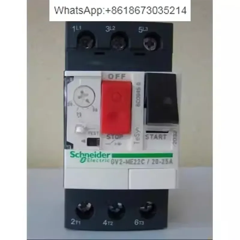 1PC for GV2ME20 Motor Circuit Breaker Button Setting Current 13-18A Thermal Magnetic Protection Switch for Industrial Motor