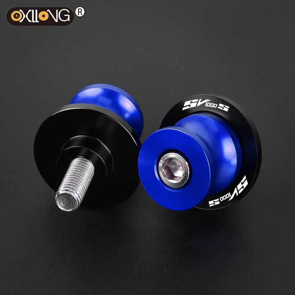 For SUZUKI SV1000S SV 1000 S 2003 2004 2005 2006 2007 Motorcycle Accessories Aluminum Swingarm Spools Slider Rear Stand Screws