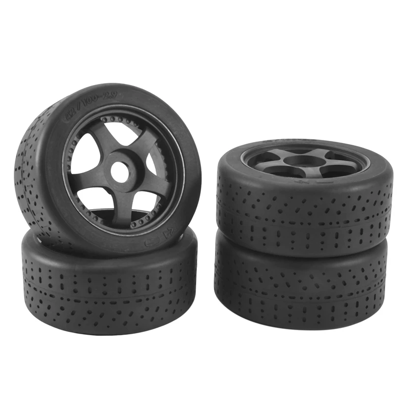 

4Pcs 100X42mm 5-Spoke Tire Tyre 17Mm Wheel Hex For Arrma 1/7 Infraction Felony Limitless RC Car Upgrade Parts