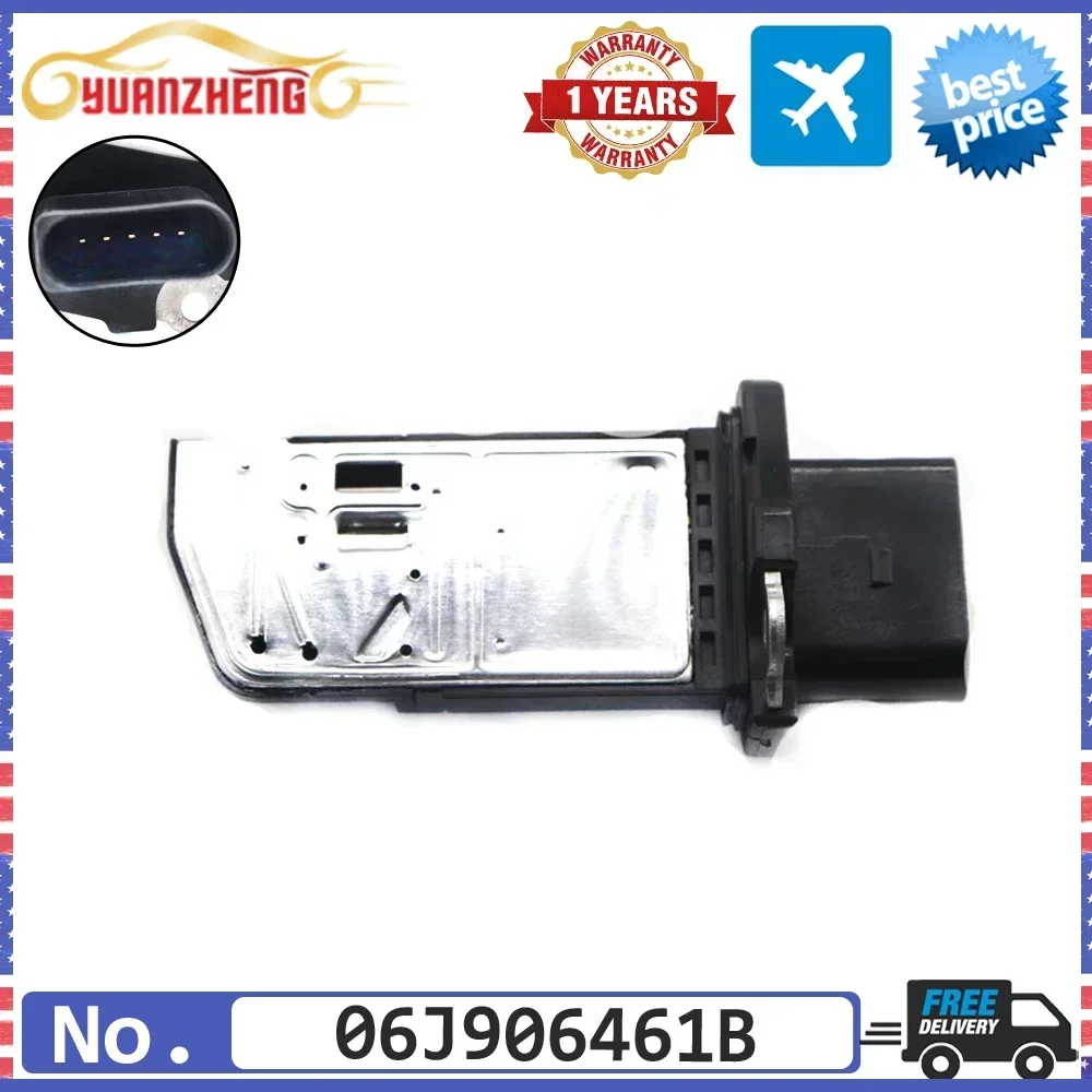 جديد 06J906461B MAF حسّاس مقياس تدفق الهواء لفولكس واجن بيتل Eos CC جولف GTI 6 باسات 7 تيجوان أودي TT A3 كواترو 2.0L
