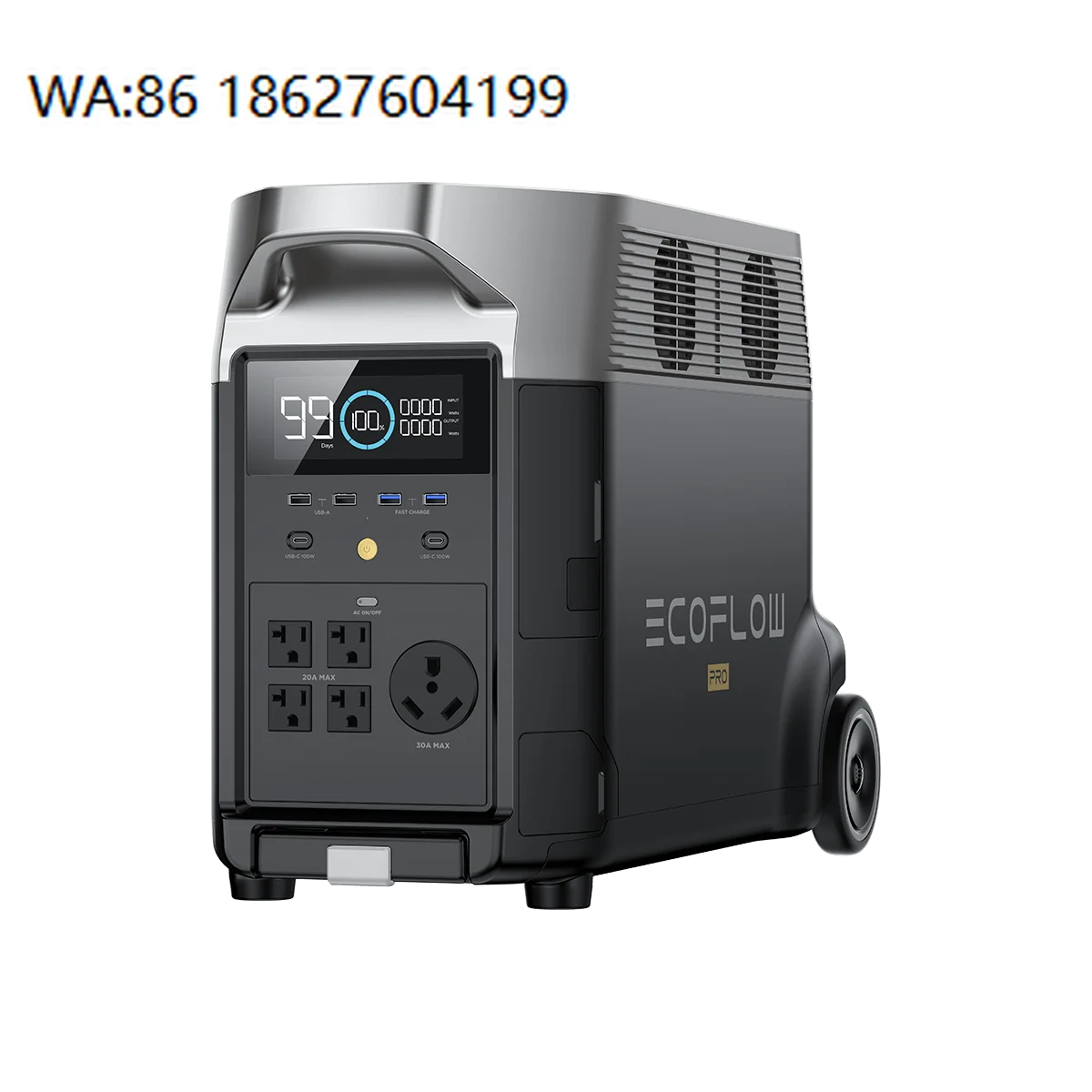 

500W 500Wh Solar Portable Generator, Outdoor Mobile Charging Station, Emergency Backup Energy Storage Power Supply