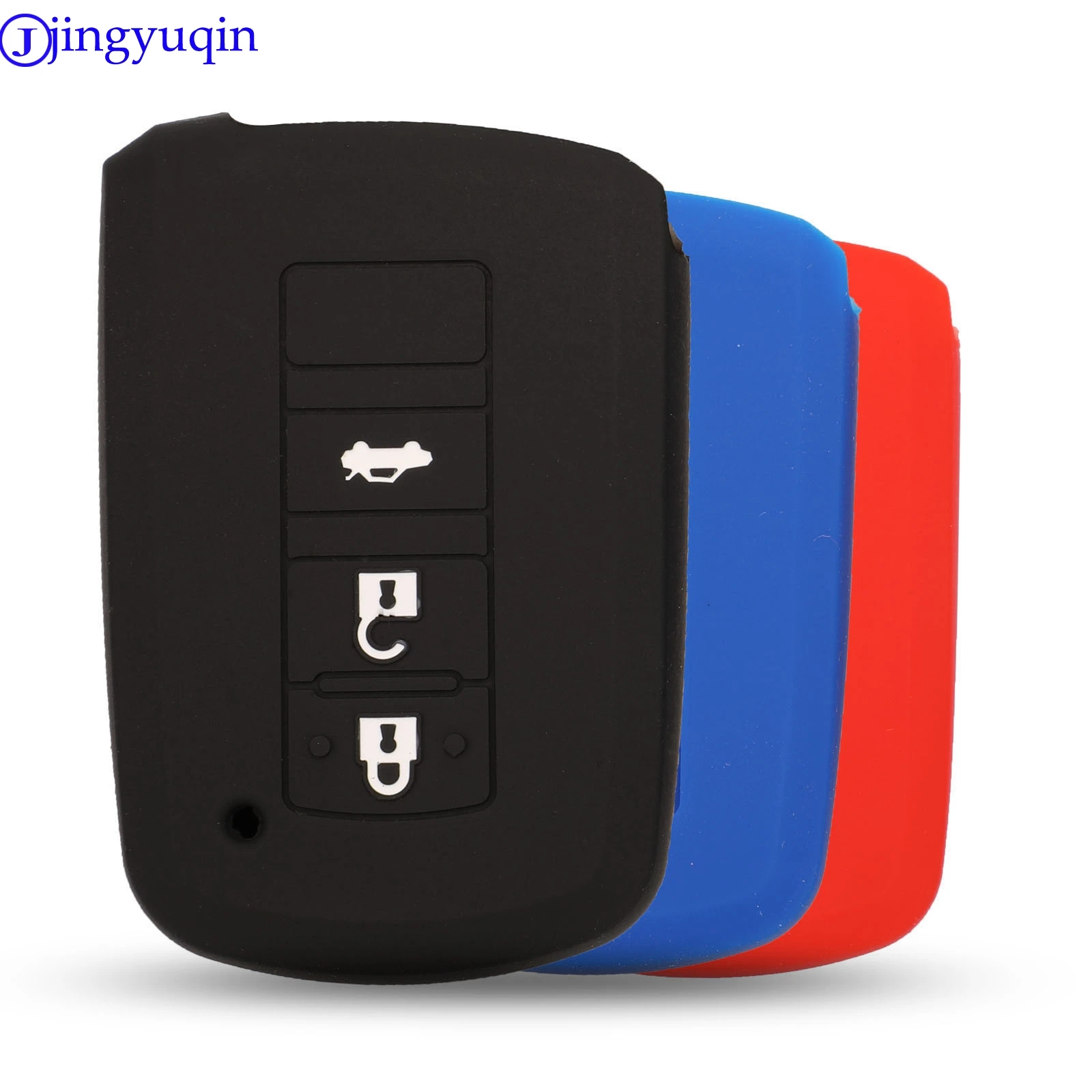 Jingyuqin zdalnego 3/4 B etui na klucze samochodowe dla Toyota Camry 2012 2.5v 2.5g 2.5s Fob pokrywa brelok torba ochronna Auto akcesoria