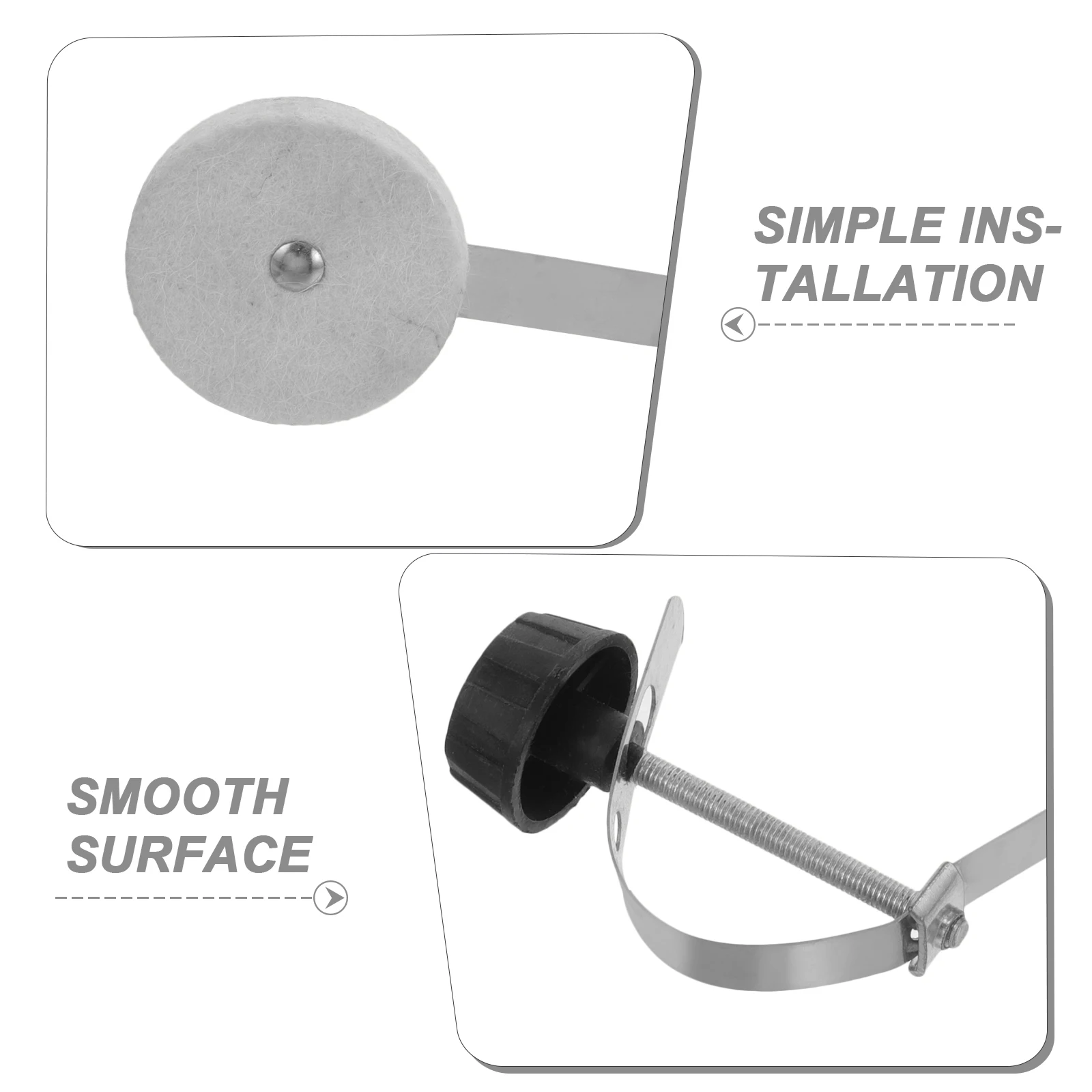 

Snare Pad Mute Jazz Damper Metal Tone Control Accessories Snare Drum Muffler Drum Dampeners Set Mutes