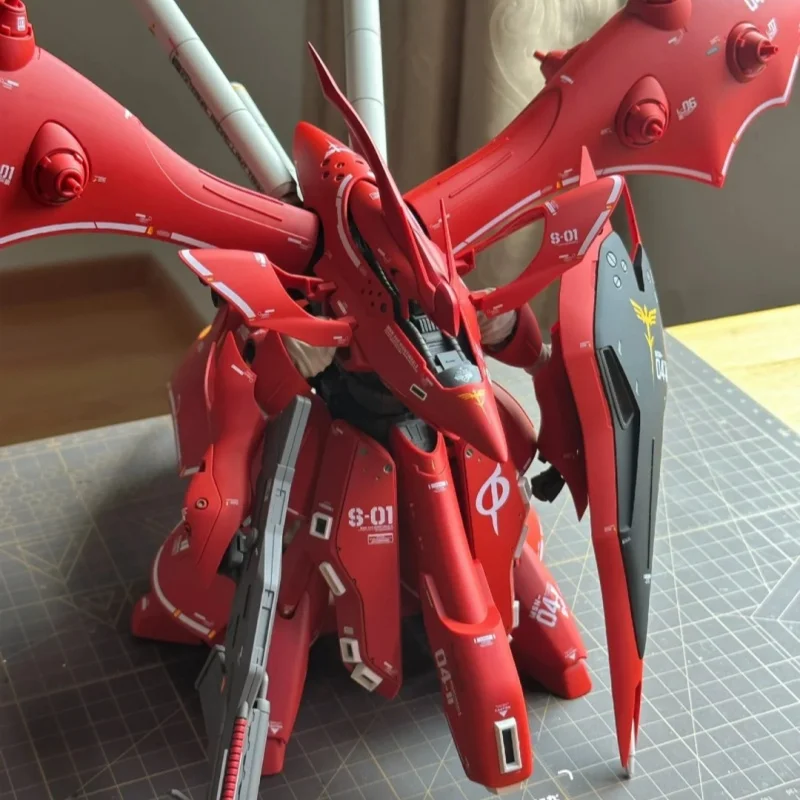 

Star Hg 1/144 Assembly Model Kit Msn-04ⅱ Nightingale Action Figures Robot Plastic Model Kits Toys Collection Hobby Kids Gifts