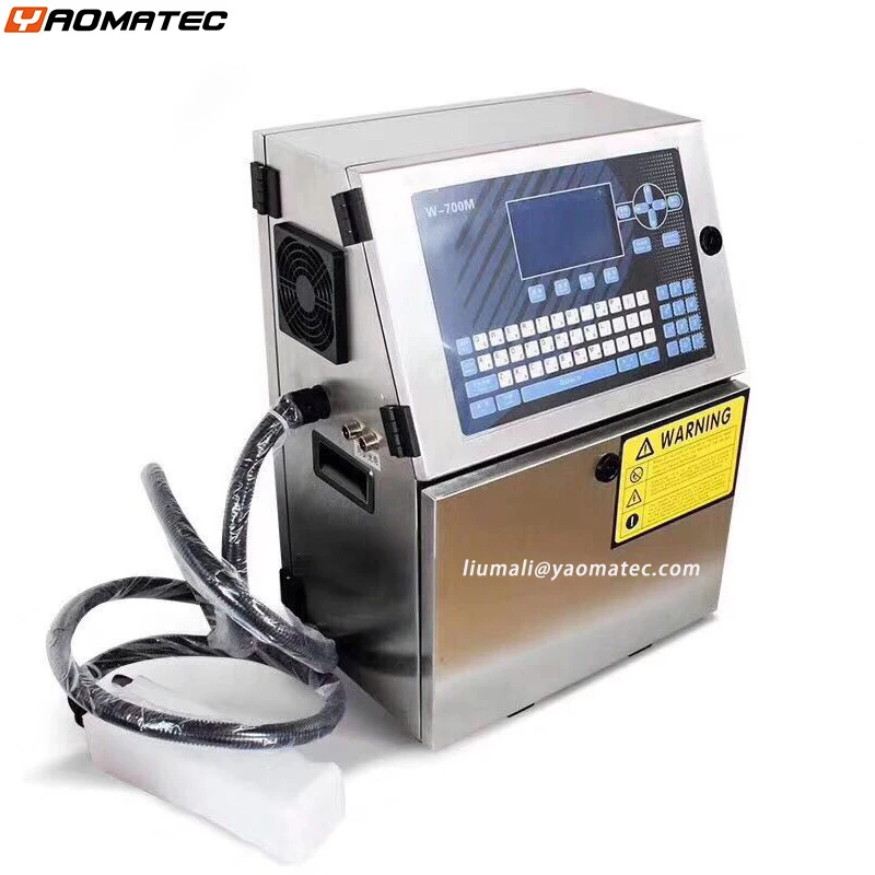 Industrial Automático Cij Impressora Jato de Tinta Impressora On-line Código do Lote Data Numérica Tubulação Plástica Garrafa Bolsa Pvc id Card