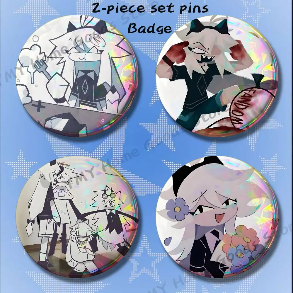 Alice Oliver Katie Agetha Engel circle FPE 2-piece set Free Mix Backpack Clothes Jewelry Accessories Round Badge Collection Gift