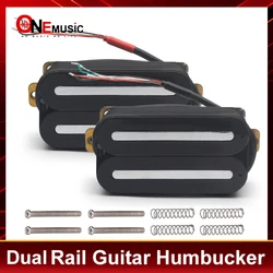 Super Power Dual Rail Ceramic Humbucker Electric Guitar N-10K/B-16K Double Coil Pickup Coil Splitting Pickup Black