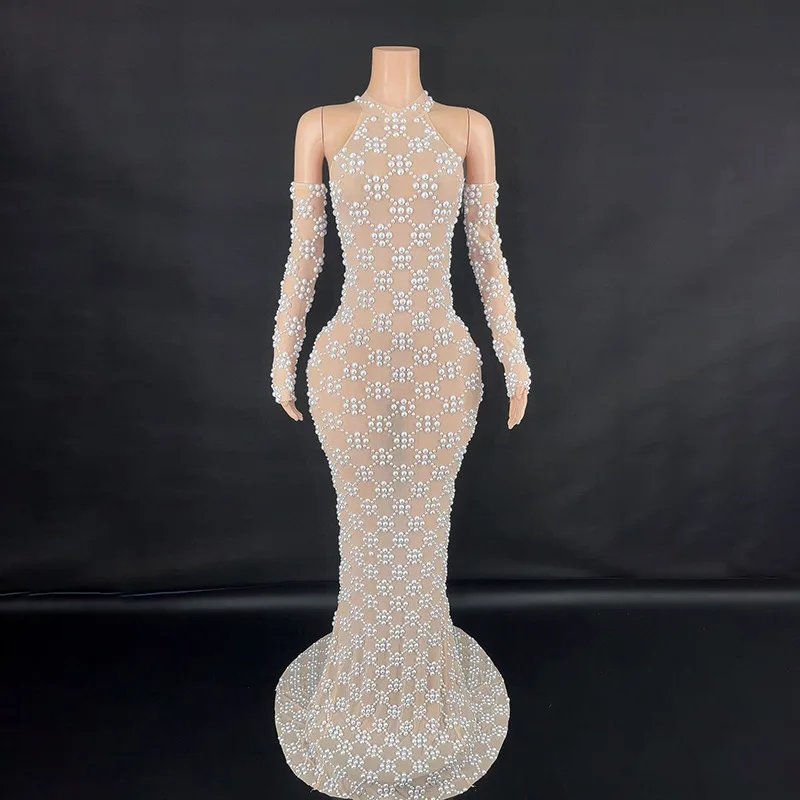 

Talent Show Costumes Nightclub Bar Slim Dress Singer Costume Bar Mitzvah Banquet Party Vestido De Noche Bespoke Occasion Dresses