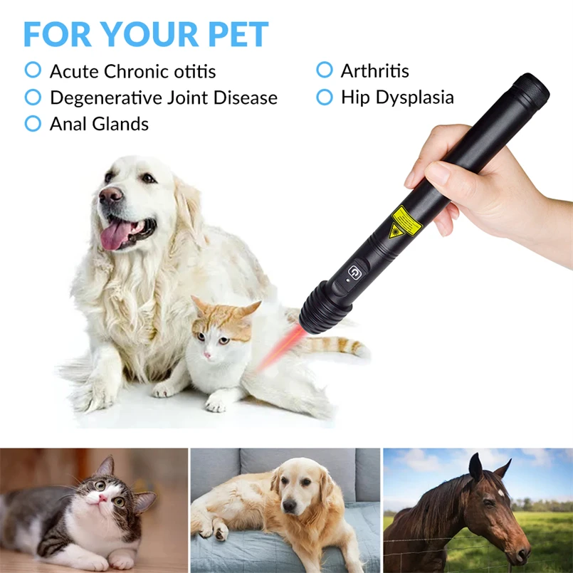 650nm*1 Laser Therapy for Cats Class 3 Laser for Knee Pain Low Level Laser Therapy for Small Fiber Neuropathy Anti Inflammatory