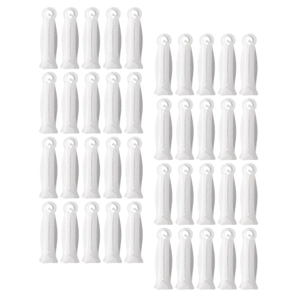 

100pcs Umbilical Cord Clip Disposable Mini Clamps Plastic Holder Small Kit Livestock Farm Pet Breeding Supplies Ensure Hygiene