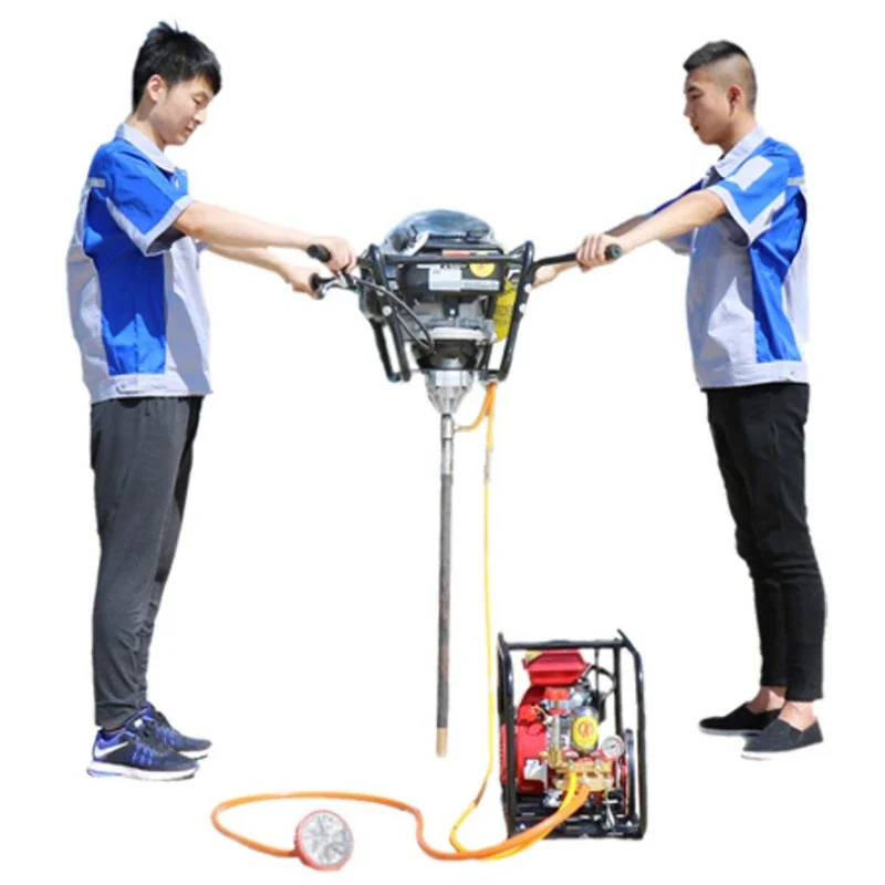 SimpleDouble 30 Lightweight Sampling Portable Backpack Drilling Rig, Small Geological Exploration Core Drilling Rig Dri