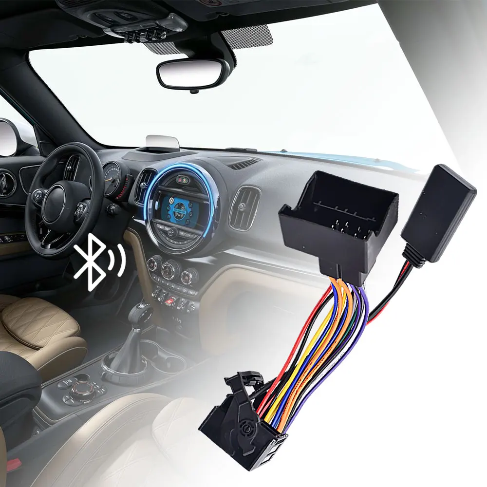 Car Wireless Bluetooth 5.0 Audio Adapter Music Receiver for BMW Mini One Cooper E39 E53 X5Z4 E85 E86 X3 E83 - Vehicle Accessory