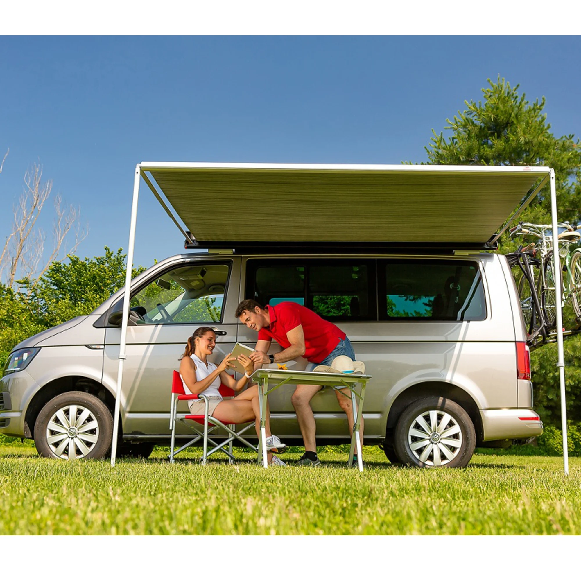 Markiza kasetowa montowana od góry do przyczepy kempingowej/autokaru S35