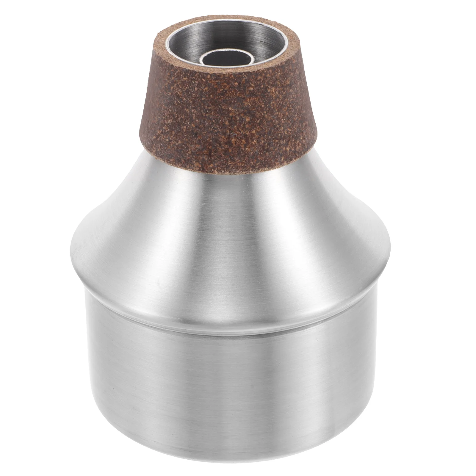 

Aluminium Alloy Mute For Beginners Metal Straight Cornet Mute Lightweight Durable Practice Accessories Effective Sound Reduction