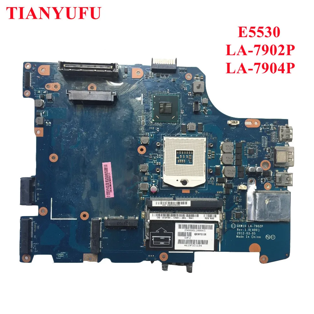 For DELL Latitude E5530 Laptop motherboard LA-7902P LA-7904P MOTHERBOARD SLJ8C PGA 989 DDR3 Notebook Mainboard