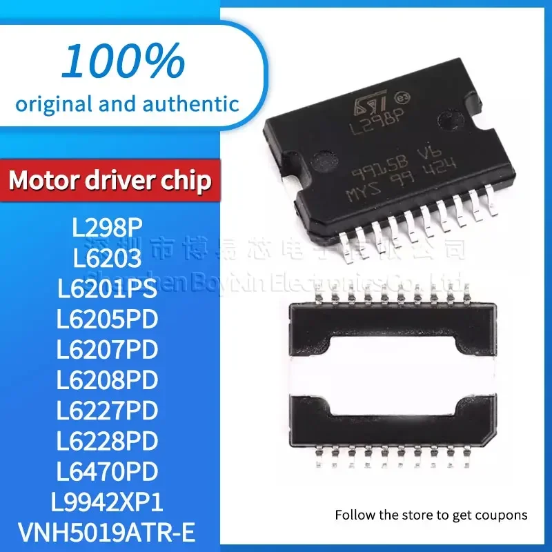 

L298P L6203 L6201PS L6205PD L6207PD L6208PD L6227PD L6228PD L6470PD L9942XP1 VNH5019ATR-E original genuine