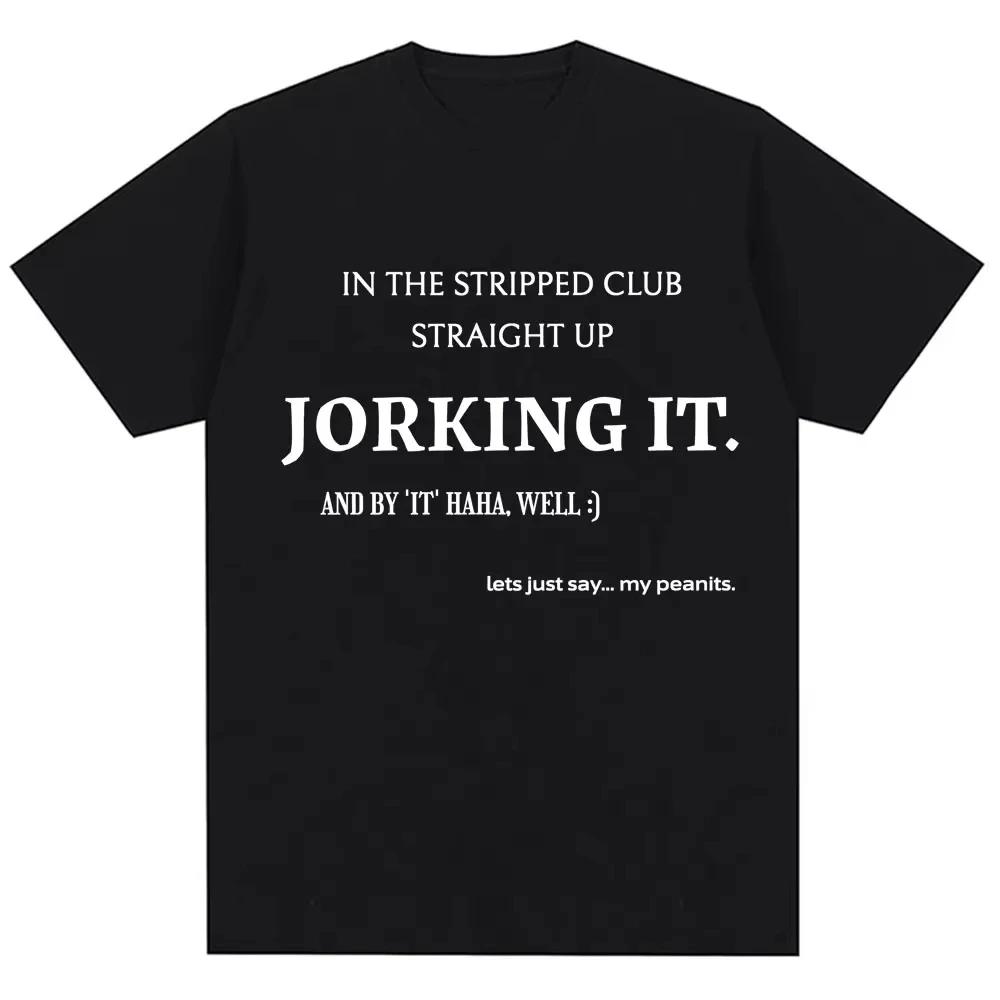 

Motorcycle 2025 cotton letter print T-shirt novelty humorous creative men's and women's T-shirt casual T-shirt street wear