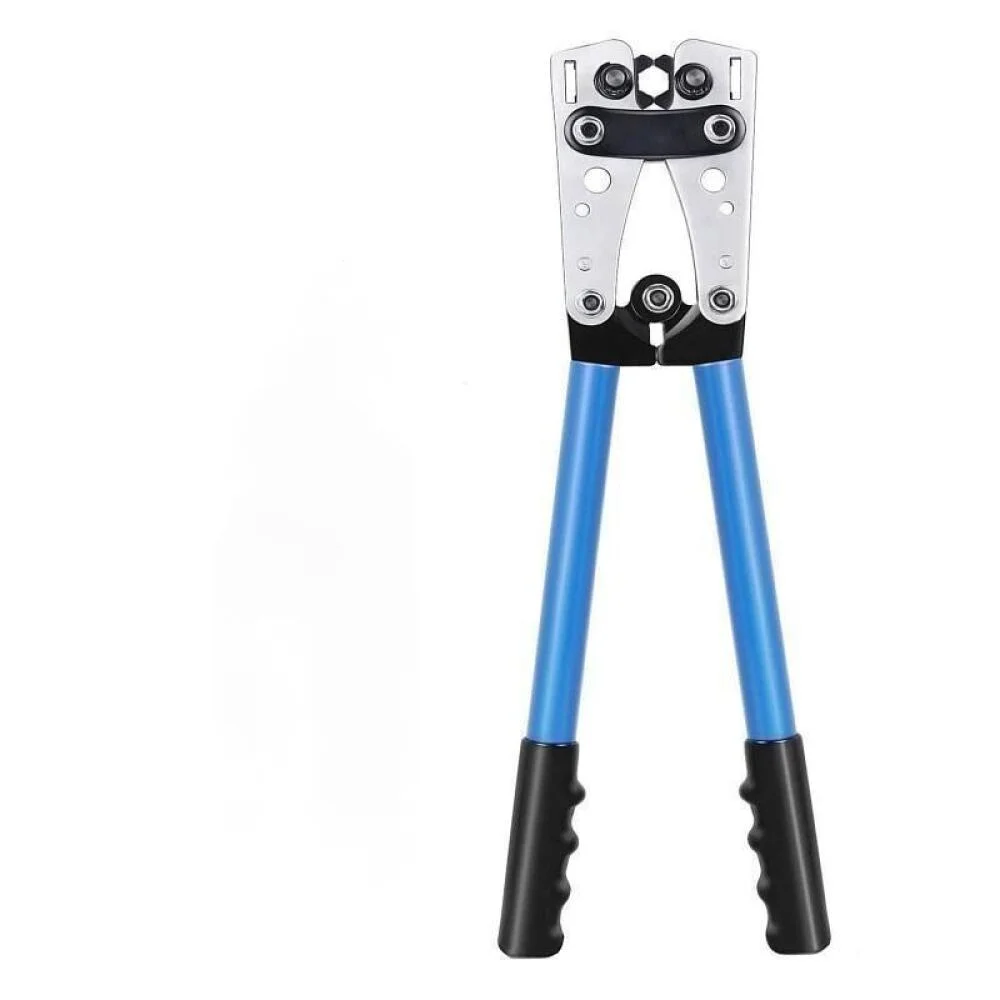 

Синий инструмент для обжима проводов из высокоуглеродистой стали. Клещи для проводов, клещи для оголых клемм.