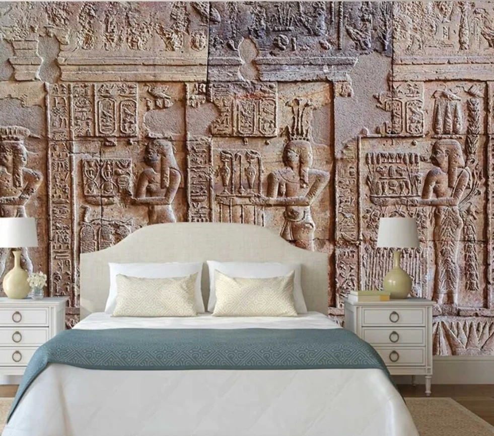 

Египетский стиль ретро мифология история имитация резьбы фараон простой фон обои обои на заказ