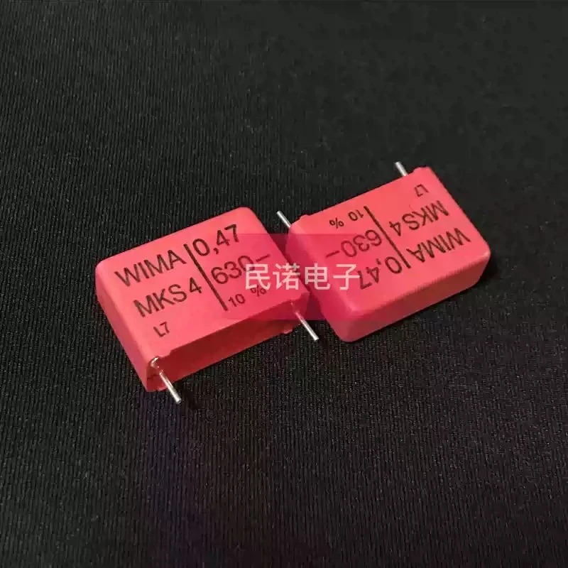 2pcs MKS4 630V 0.47UF 630V 474 470NF New WM Capacitor WIMA Pin Distance 22.5mm