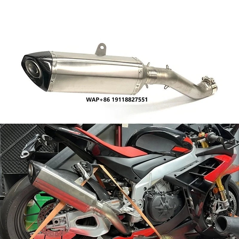 Bulls Motor New Slipon Exhaustfor RSV4 1000 Factory Tuono V4 Titanium Motorcycle Exhaust System 2021+