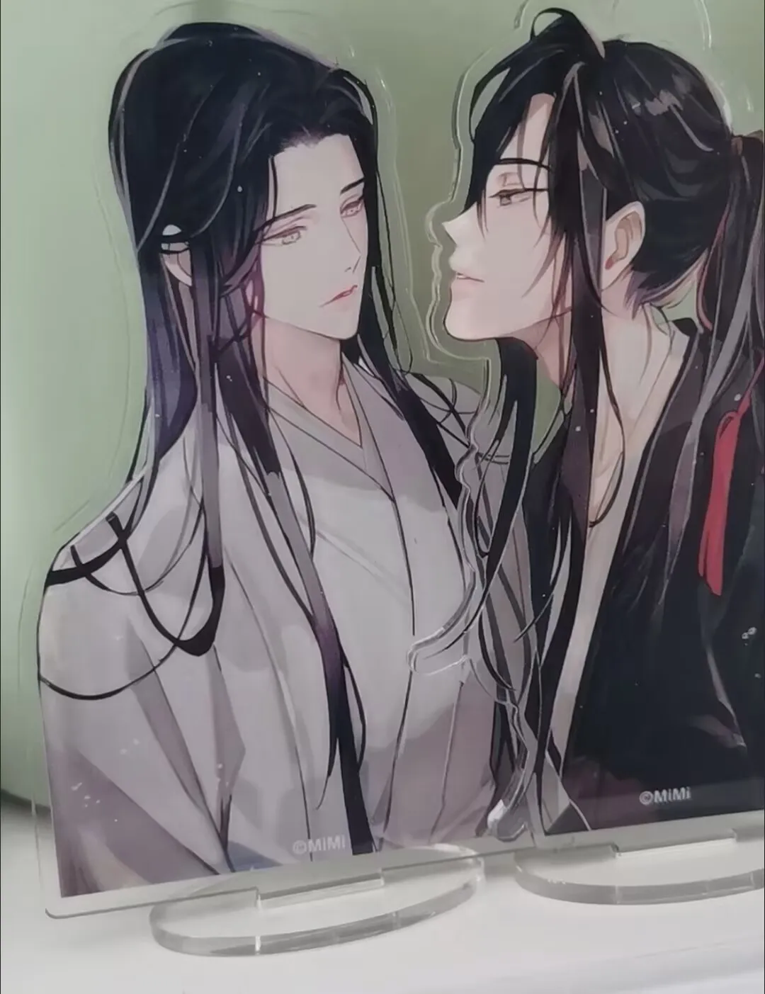 Волшебный мастер, Wei Wuxian LAN Wangji, стоячая вывеска, акриловая аниме-периферия, украшение для рабочего стола с высоким уровнем внешнего вида для друзей.