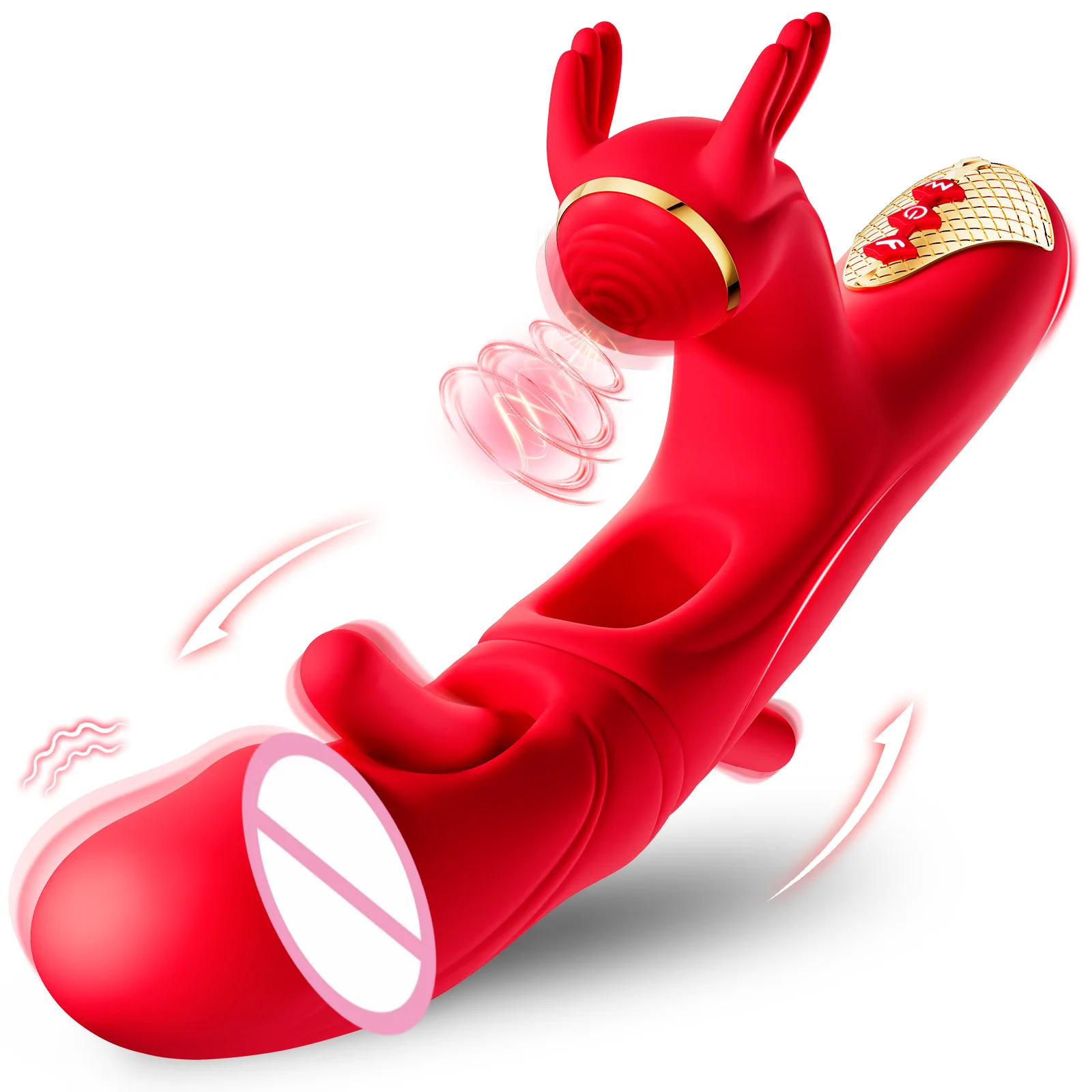 4in1 Thrusting Dildo Vibrator for Women Heating G Spot Clitoris Stimulator Sucking Vaginal Massager Sex Toys Female Masturbator