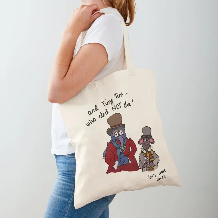 

Mup.pet Christmas Carol Tote Bag canvas tote bags luxury women bags for women bag for beach