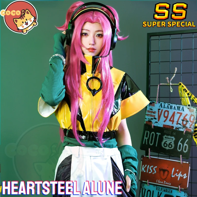 LOL Heartsteel Alune Cosplay Costume Game LOL Heartsteel Cosplay Alune Costume Heartsteel Alune Cosplay Wig CoCos-SS