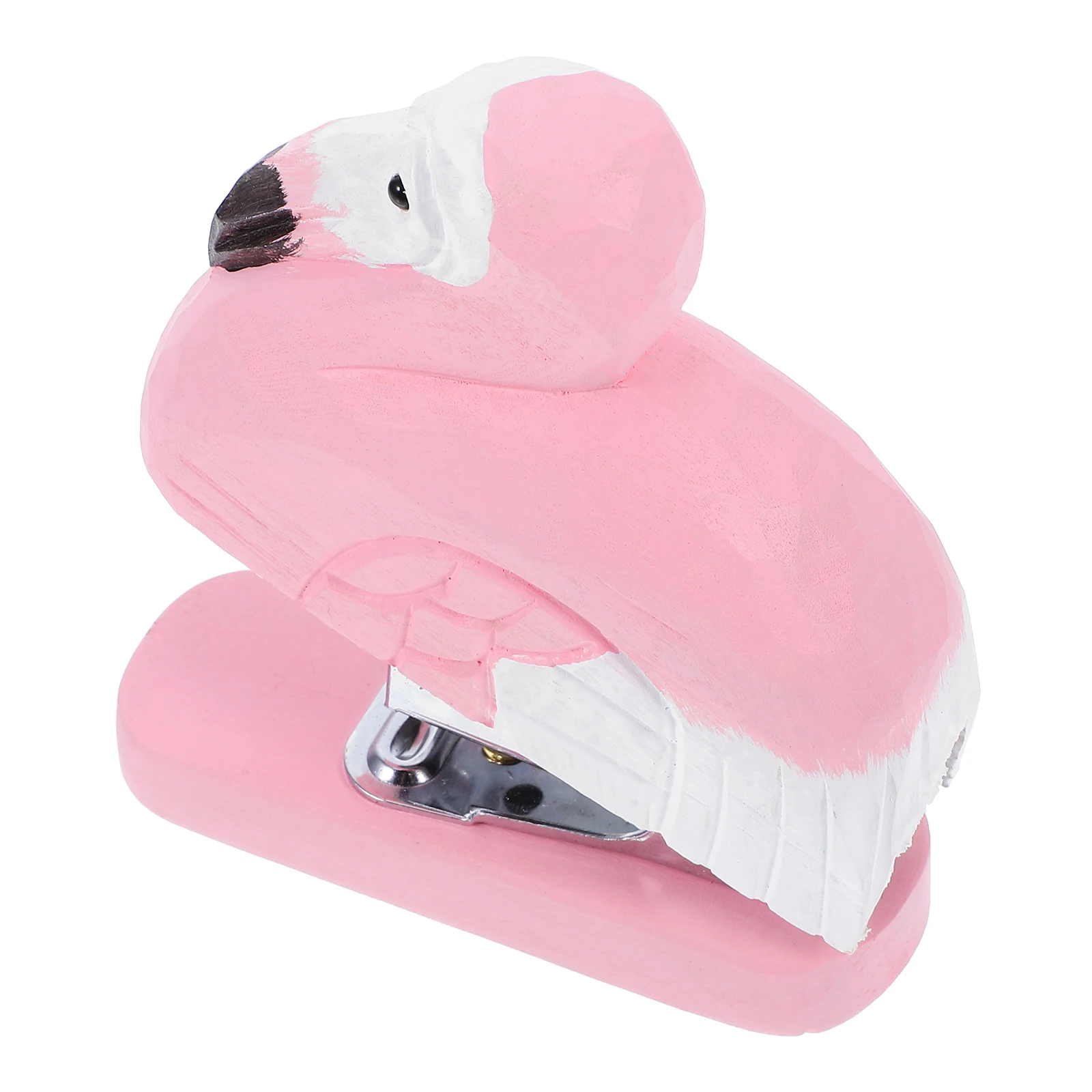 

Flamingo Figurine Ornament Office Decor Flamingo Figurine Stapler Manual Tabletop Flamingos Desktop Stapler School Supplies