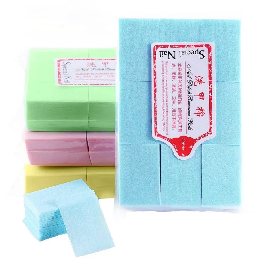 

1000PCS/Pack Nail Cotton Pads Manicure Pedicure Gel Tools Lint-Free Wipes Napkins Nail Polish Remover Gel Nail Wipes