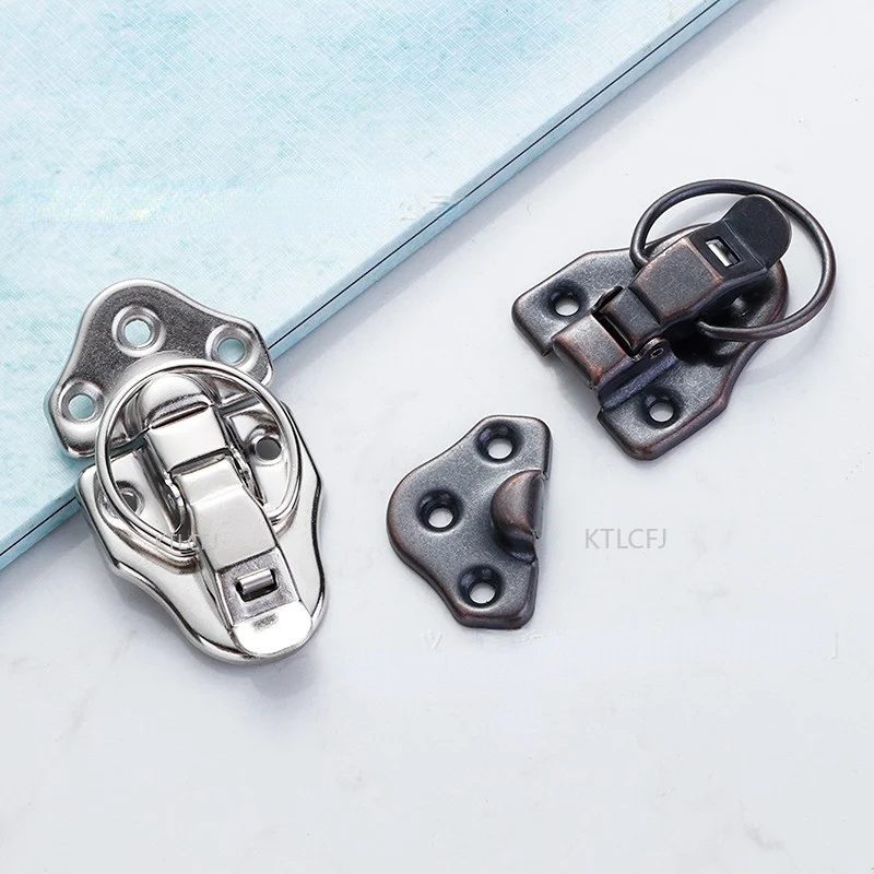 2pcs 68 * 38mm Antique Duck Mouth Buckle Toolbox Buckle Iron Box Buckle Wooden Box Box Buckle Packaging Hardware Lock