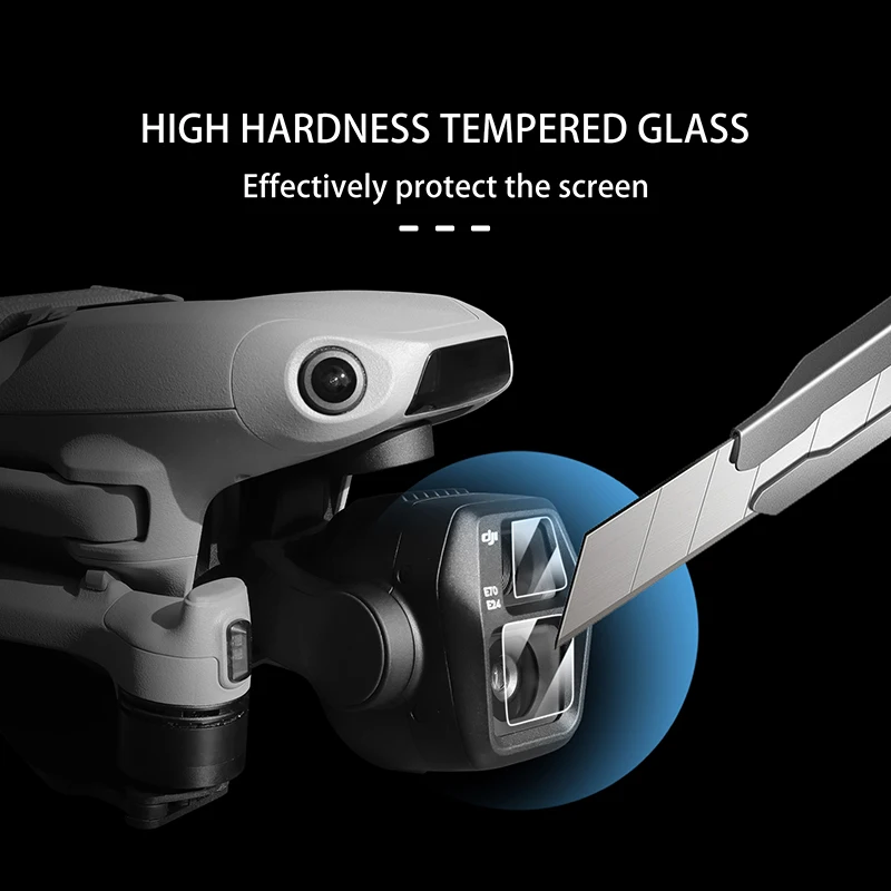 For DJI AIR 3S Drone Gimbal Camera Lens High Definition Protective Film Tempered Glass Film Dustproof Anti-scratch Accessories