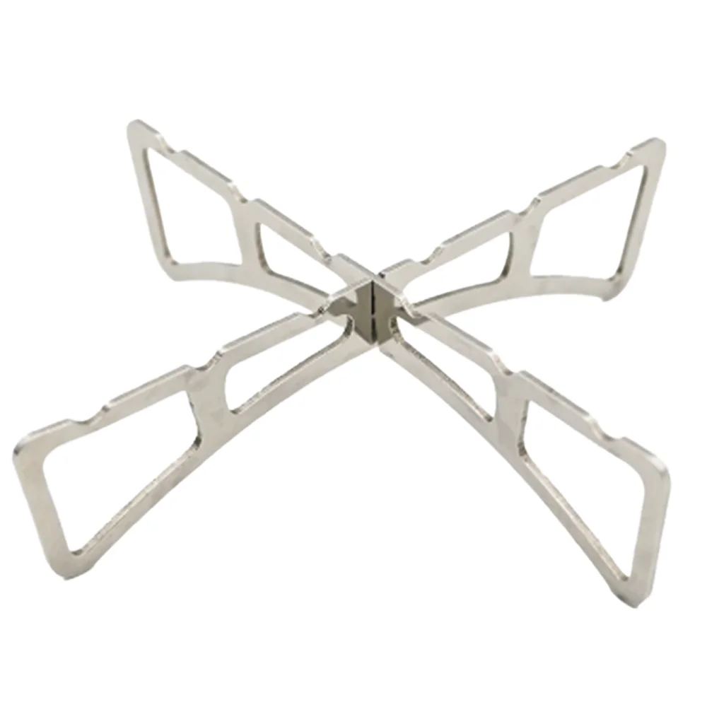 

Outdoor Portable Mini Stove Rack Cross Stand Camping Stove Bracket Pot Rack Steaming Rack For Reactor Stove
